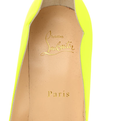 Christian Louboutin Calfskin Hot Chick 100 Pumps 38.5 Fluo 7 of 8