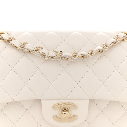 Chanel Caviar Quilted Small Double Flap White 8 of 11
