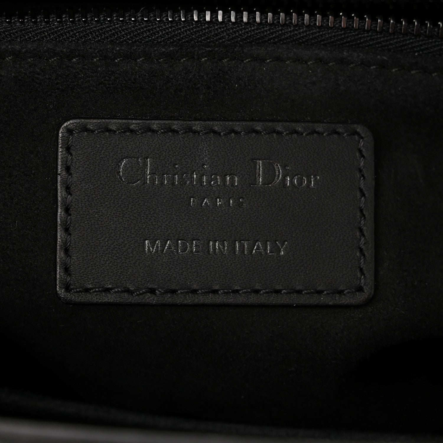 Christian Dior Ultra Matte Calfskin Cannage Medium Lady Dior Black 6 of 10