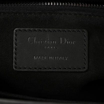 Christian Dior Ultra Matte Calfskin Cannage Medium Lady Dior Black 6 of 10