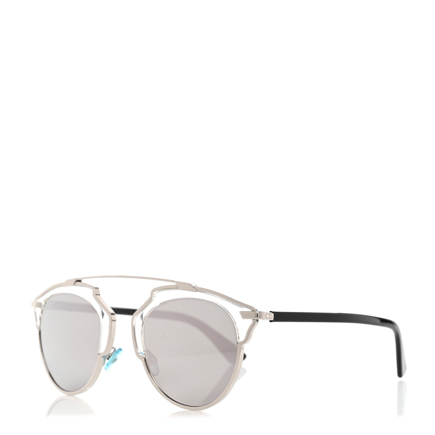 Christian Dior So Real Sunglasses Silver 1 of 8