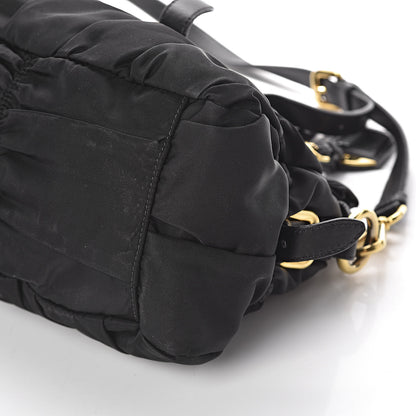 Prada Tessuto Nylon Gaufre Shopping Satchel Black 13 of 18