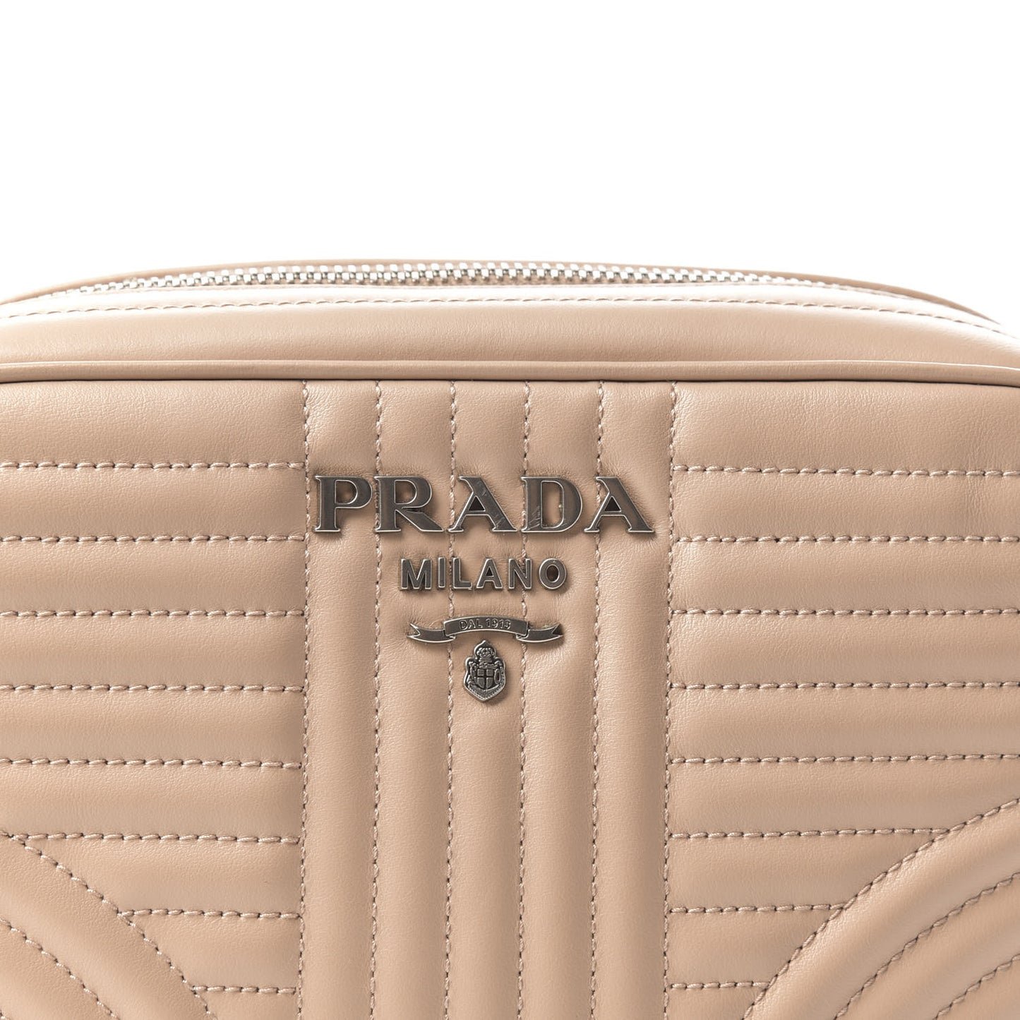 Soft Calfskin Diagramme Camera Bag Cipria