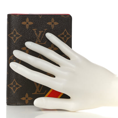 Louis Vuitton Monogram My LV Heritage Small Ring Agenda Cover Rouge Jaune 2 of 11