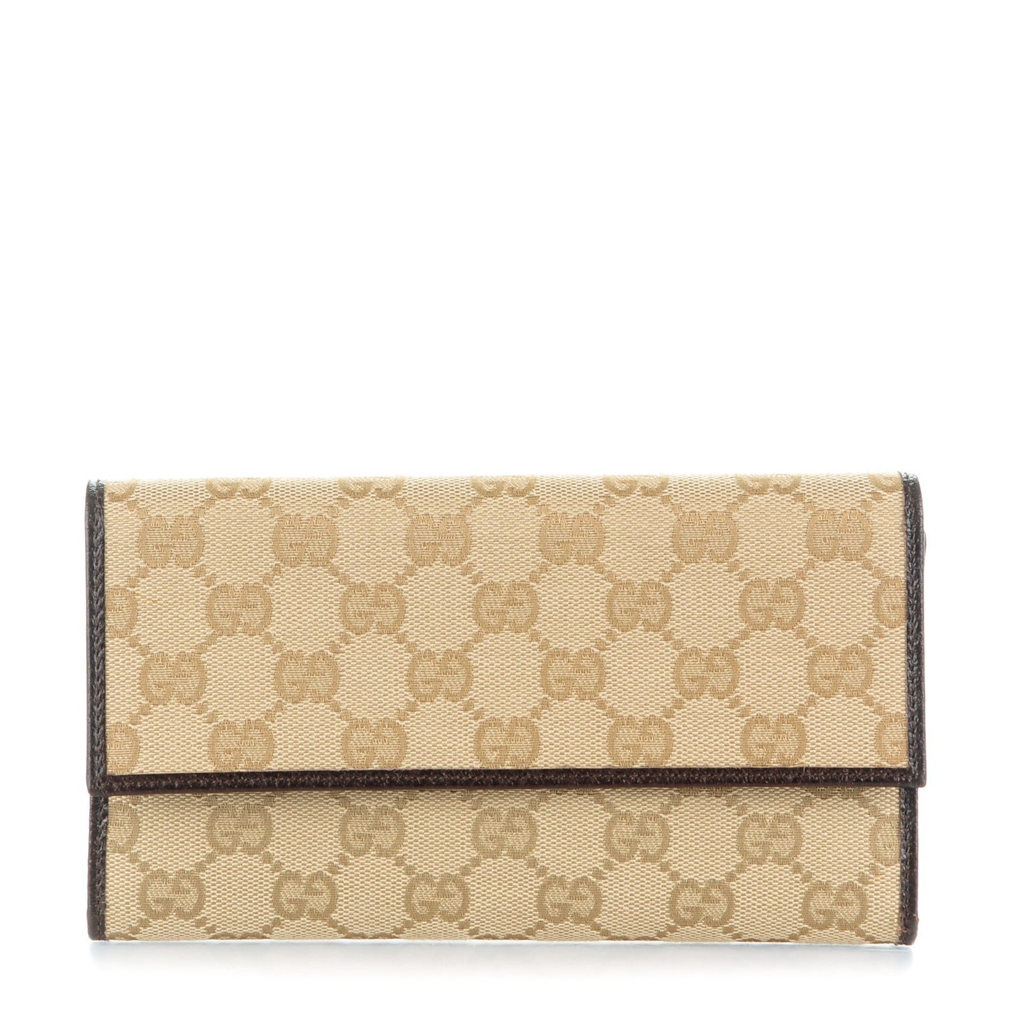 Monogram Continental Flap Wallet Dark Brown