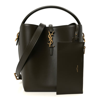 Saint Laurent Shiny Calfskin Le 37 Bucket Bag Arabica 3 of 11