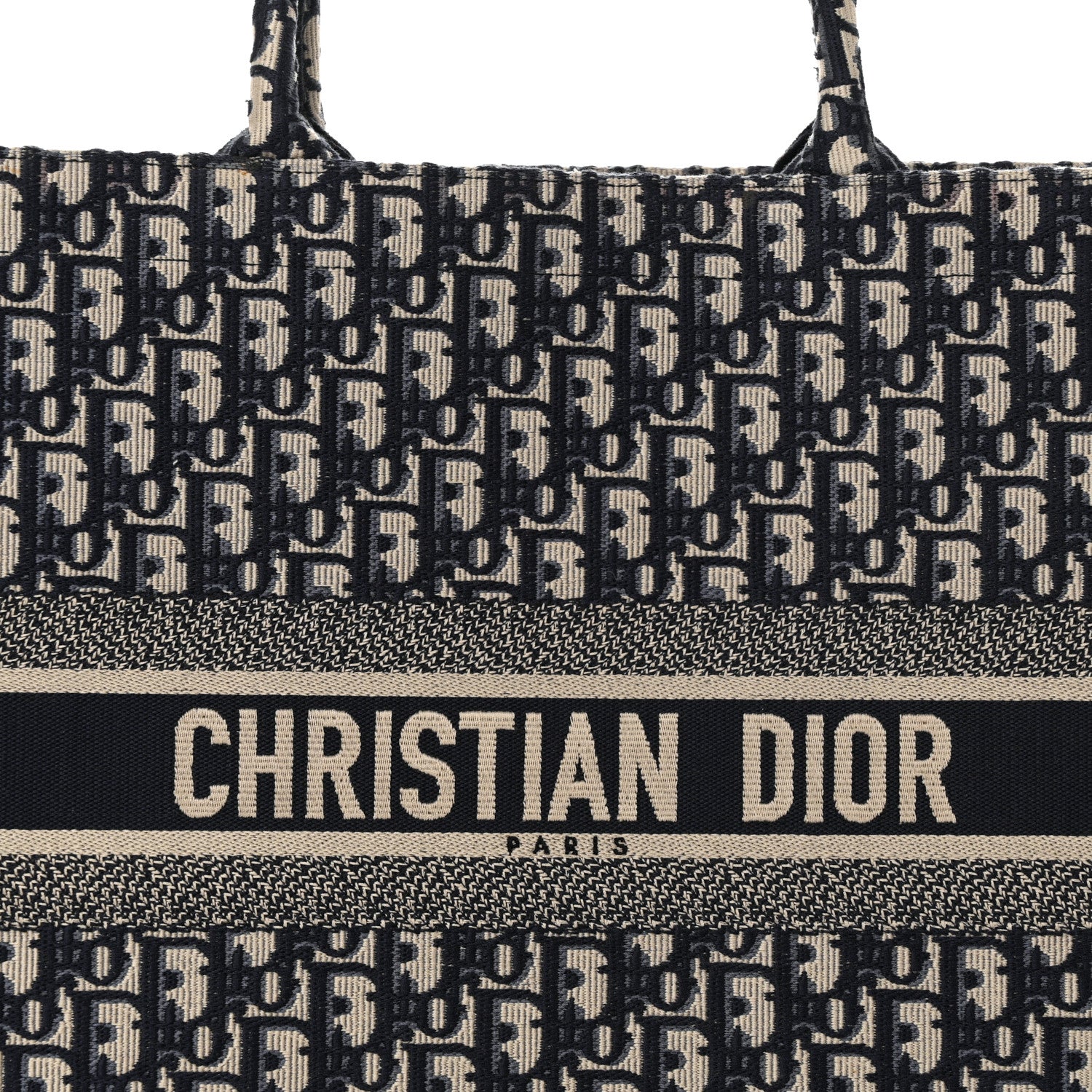 Christian Dior Oblique Large Book Tote Blue Multicolor 8 of 13