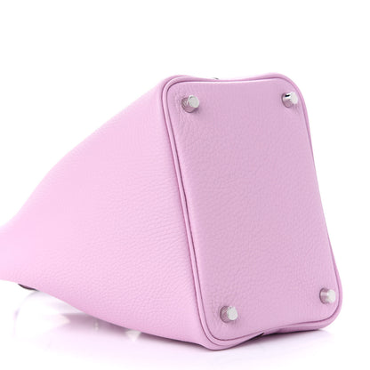 Hermes Taurillon Clemence Picotin Lock 18 PM Mauve Sylvestre 8 of 9