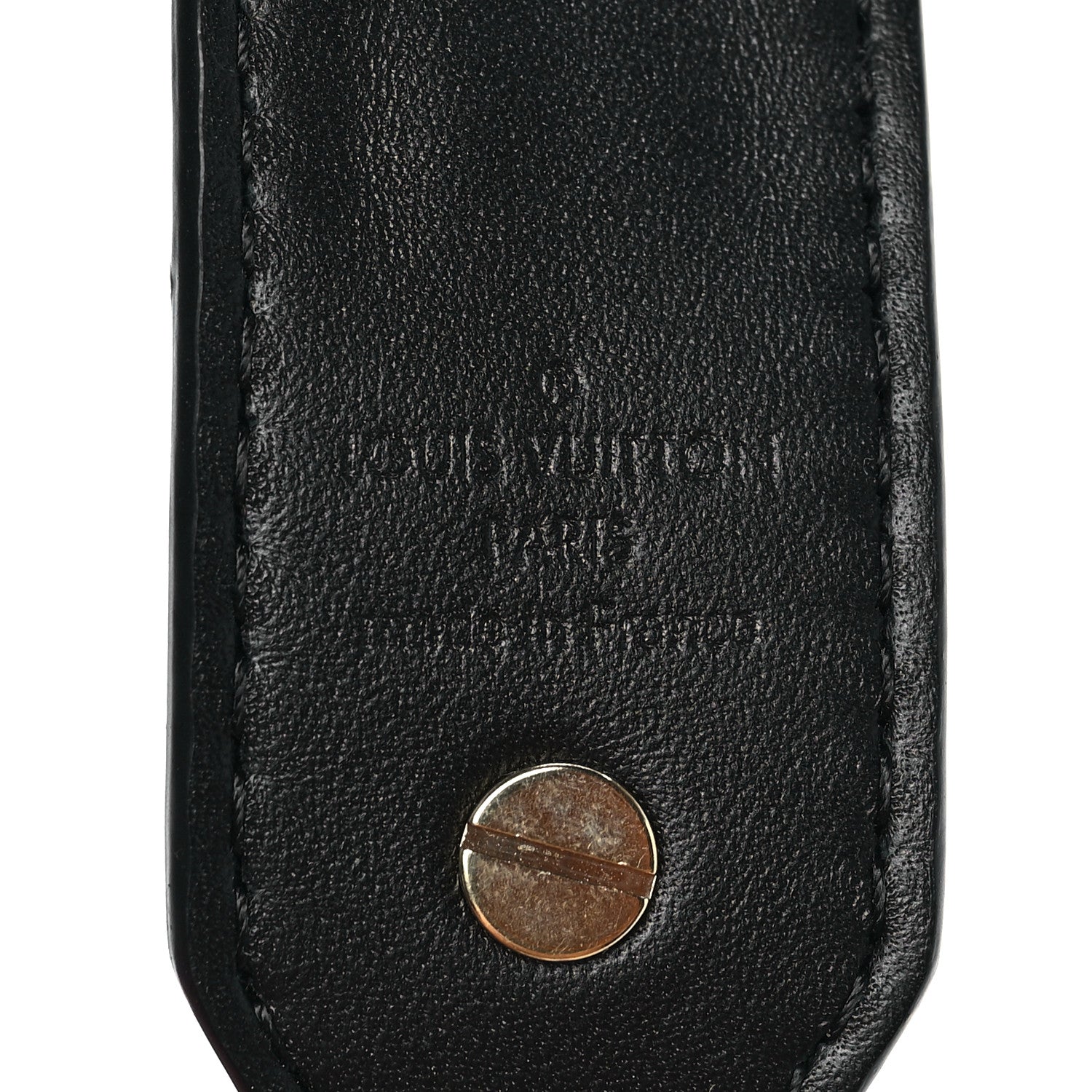 Louis Vuitton Reverse Monogram Bandouliere Shoulder Strap XL Black 3 of 3
