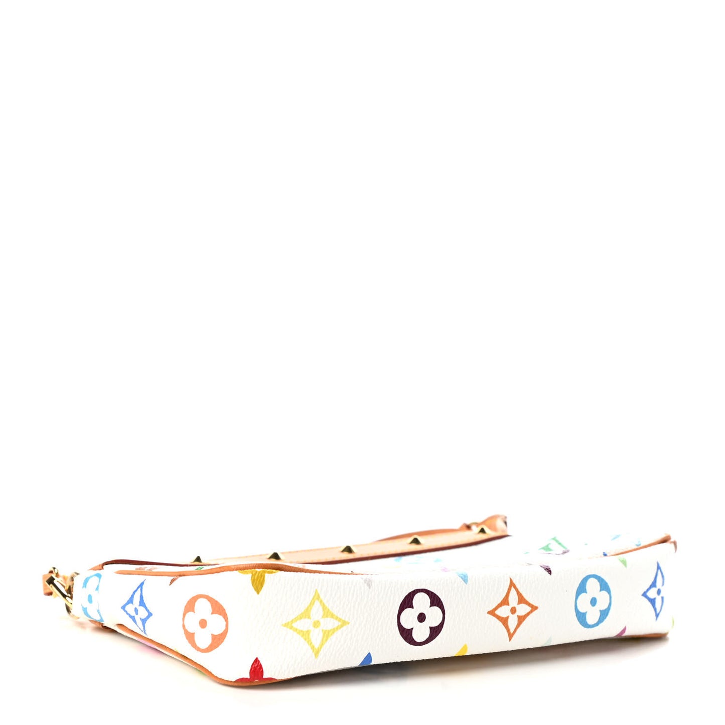 Monogram Multicolor Pochette Accessories White