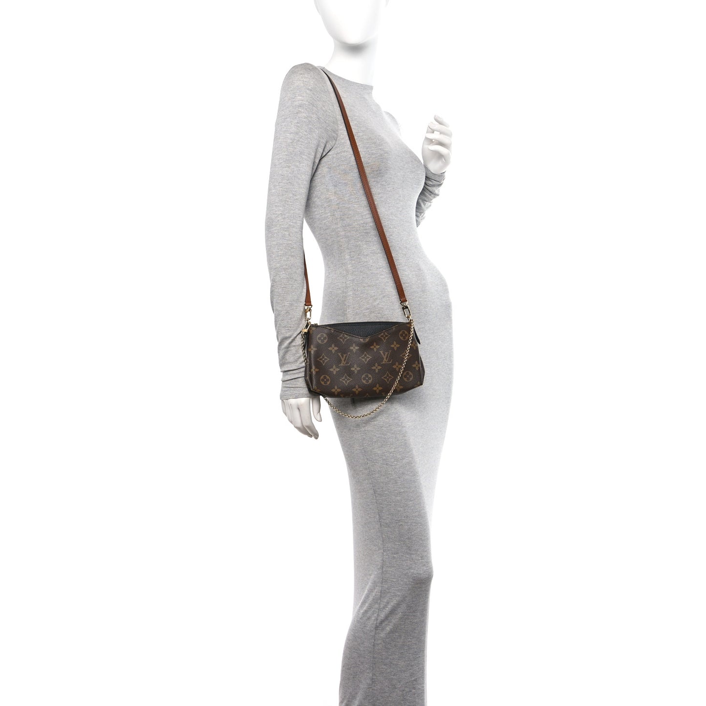Monogram Pallas Clutch Black