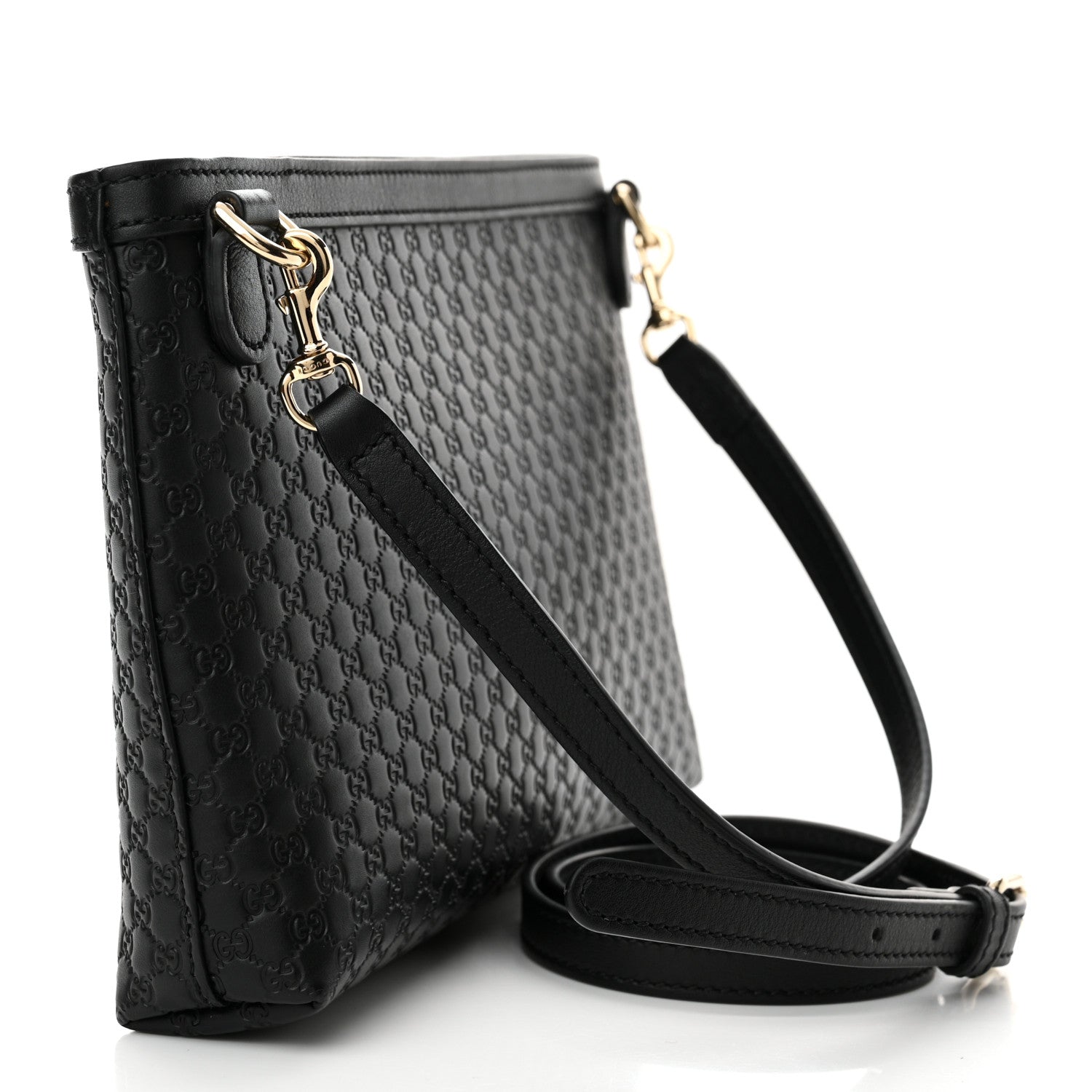 Gucci Microguccissima Flat Crossbody Black 3 of 10