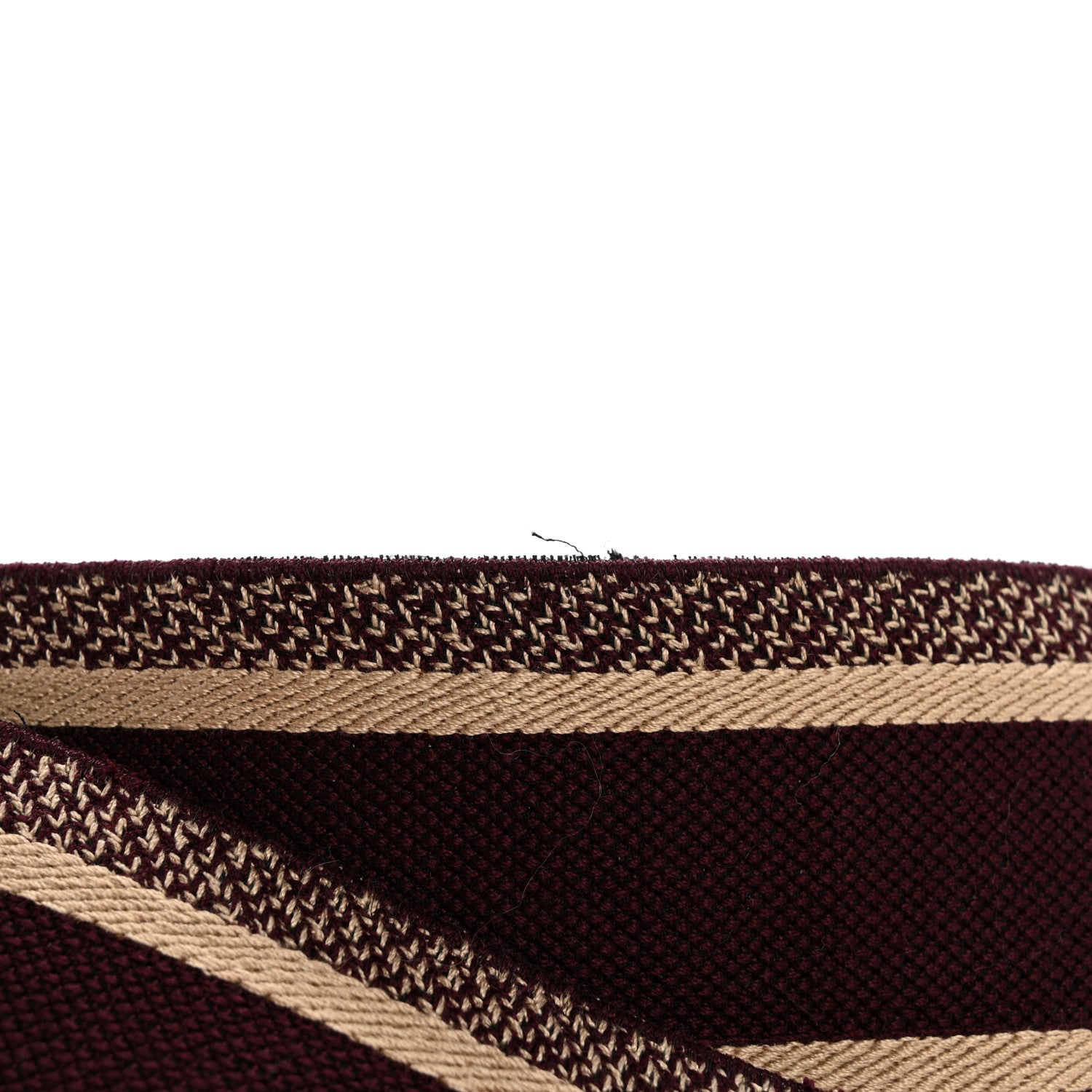 Christian Dior Canvas Embroidered Shoulder Strap Burgundy 6 of 7