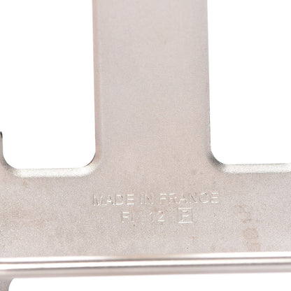 Hermes 32mm Palladium H Belt Buckle Martelee Silver 5 of 5