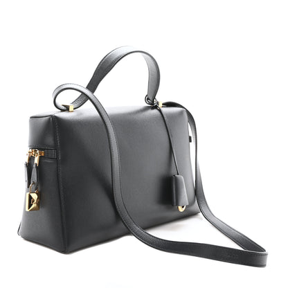 Loro Piana Grained Calfskin Extra Bag L27 Navy 3 of 9
