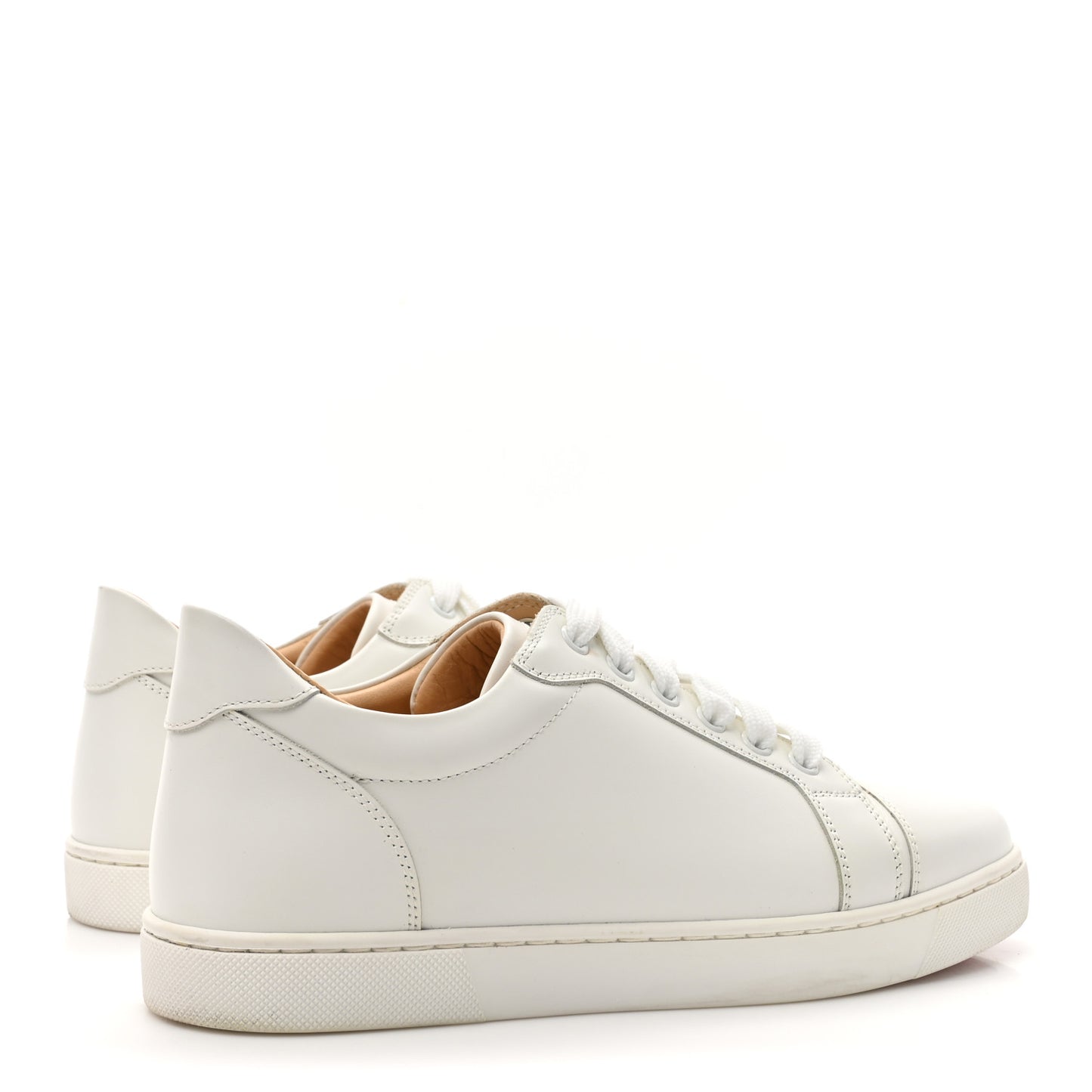 Calfskin Vieira Flat Sneakers 38 White
