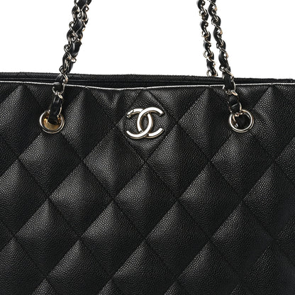 Chanel Caviar Quilted Large Shopping Tote Black 8 of 11