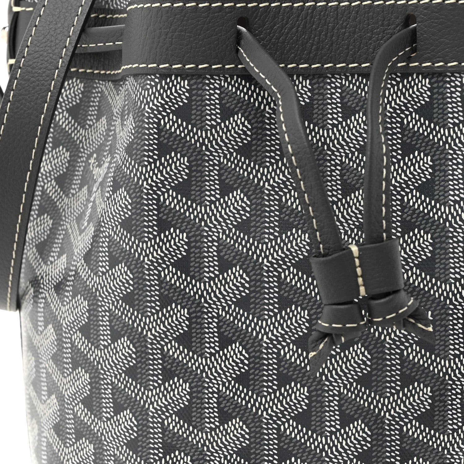 Goyard Goyardine Petit Flot Bucket Bag PM Grey 7 of 11