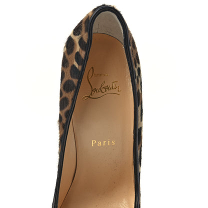 Christian Louboutin Jaguar Pony Hair So Kate 120 Pumps 37 Brown 7 of 7