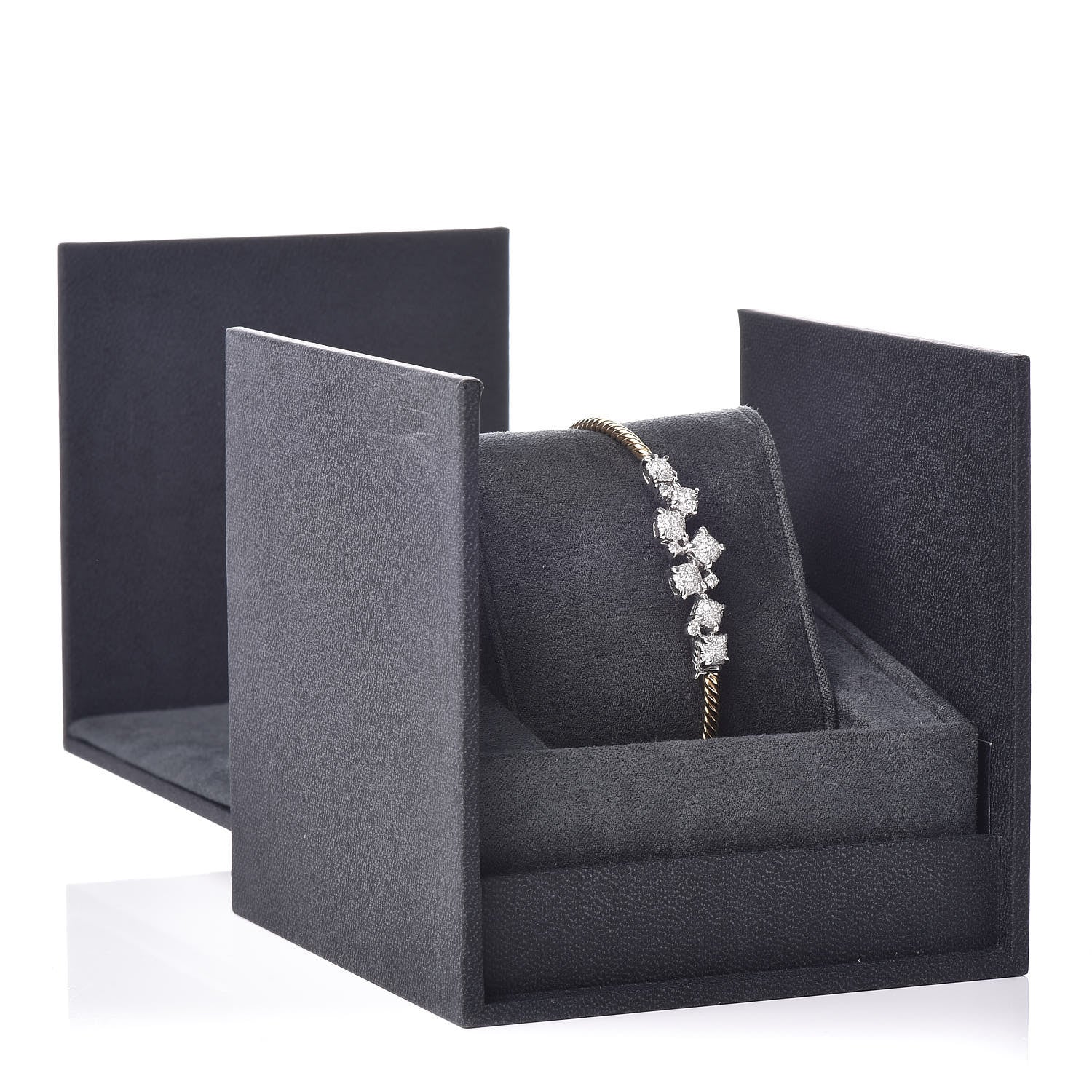 David Yurman 18K Yellow White Gold Diamond Precious Chatelaine Bracelet 6 of 6