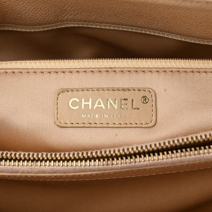 Chanel Caviar Quilted Grand Shopping Tote GST Beige 7 of 14