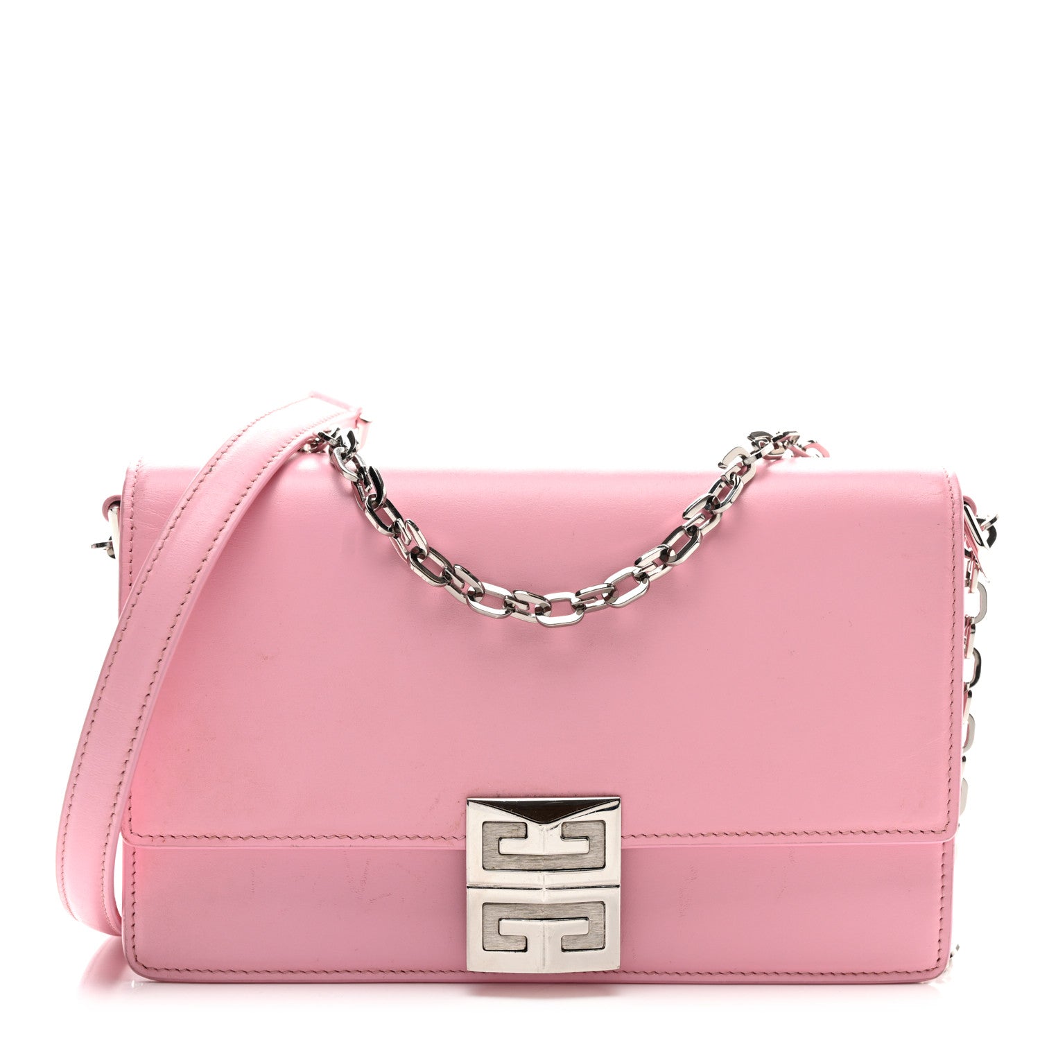 Givenchy Box Calfskin Small 4G Chain Shoulder Bag Baby Pink 1 of 11