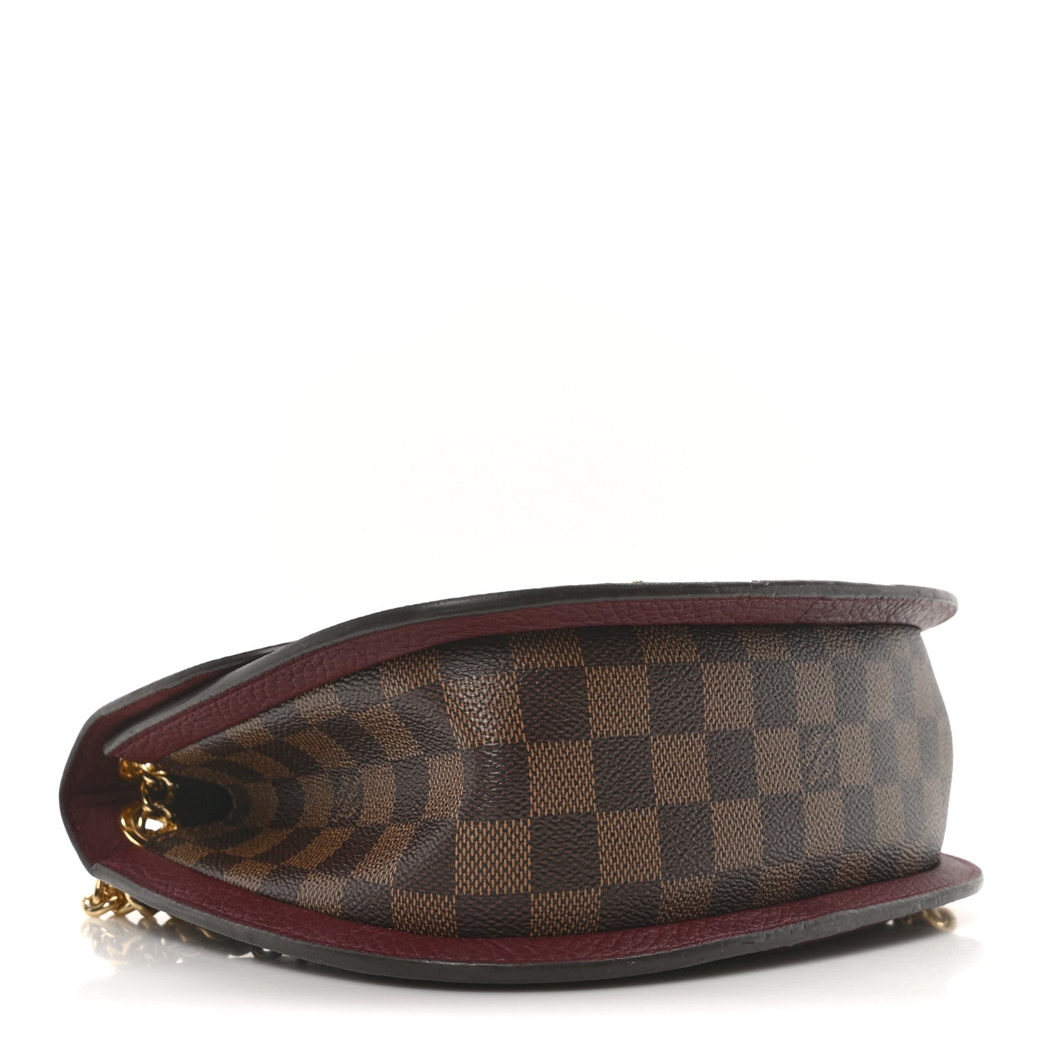 Louis Vuitton Damier Ebene Cuir Taurillon Wight Bordeaux 4 of 9