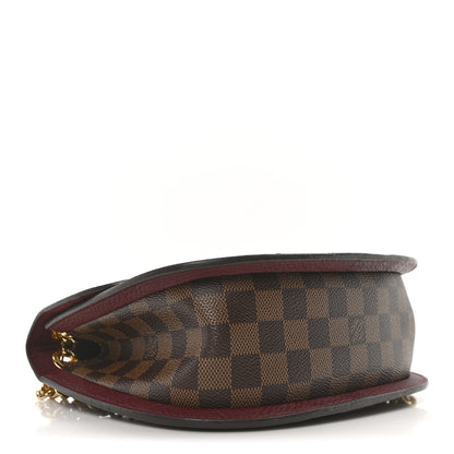 Louis Vuitton Damier Ebene Cuir Taurillon Wight Bordeaux 4 of 9