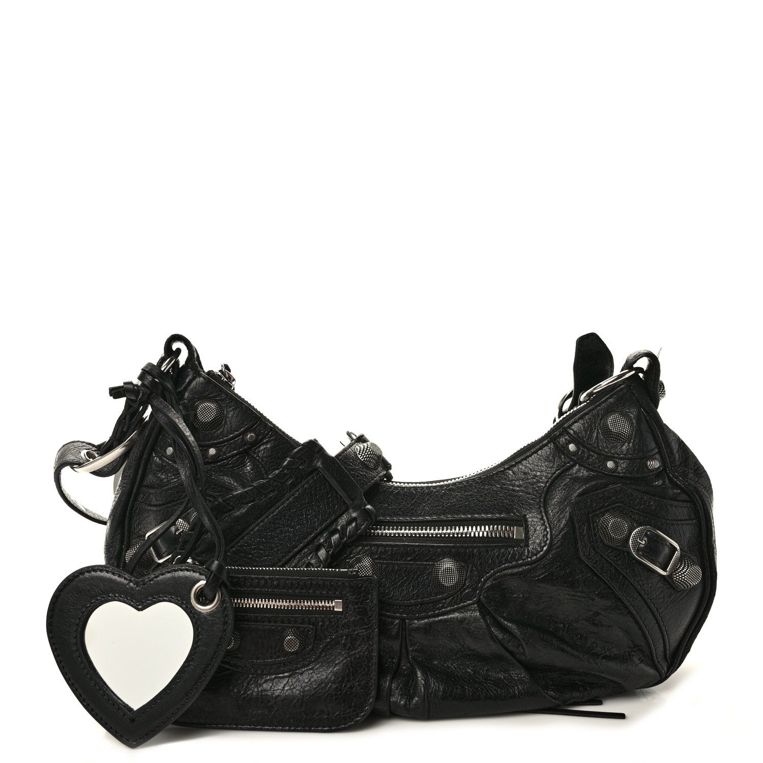 Balenciaga Agneau Arena Small Le Cagole Shoulder Bag Black 1 of 13