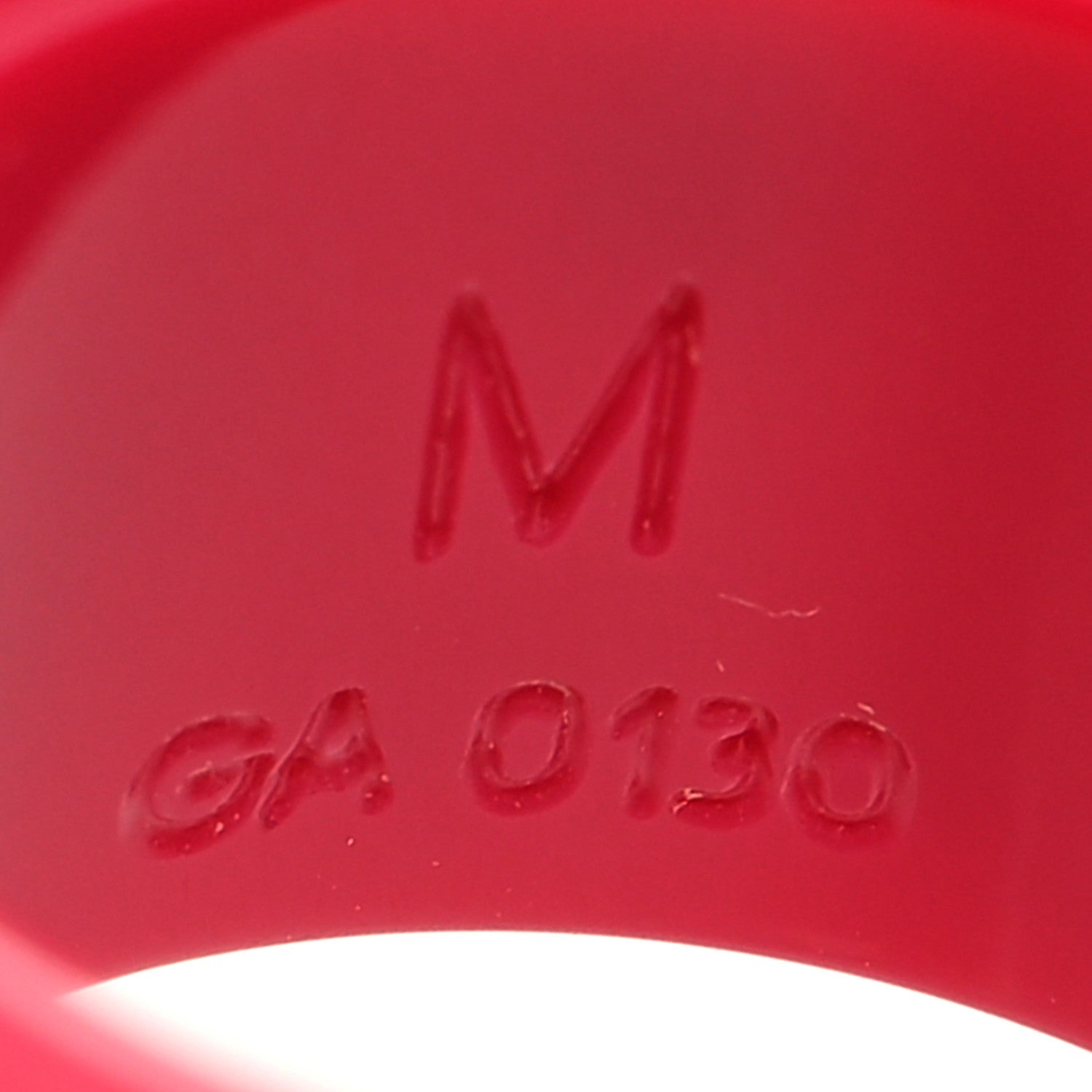 Louis Vuitton Resin Monogram Farandole Ring M Framboise 4 of 4