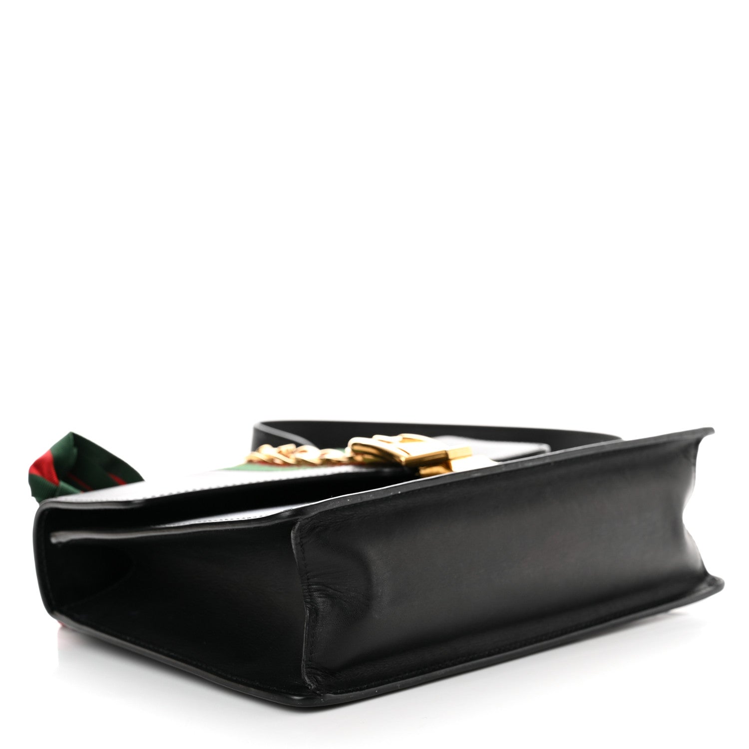 Gucci Calfskin Small Sylvie Shoulder Bag Black 4 of 16