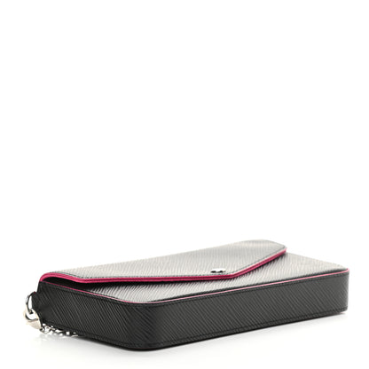 Louis Vuitton Epi Pochette Felicie Black Hot Pink 5 of 18