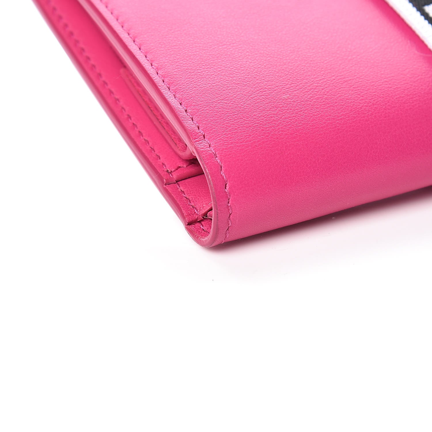 Givenchy Calfskin Urban Medium Logo Flap Wallet Cyclamen 9 of 10