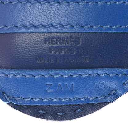 Hermes Milo Lambskin Geegee Savannah Bag Charm Bleu Saphir Bleu France Mauve Sylvestre 3 of 4