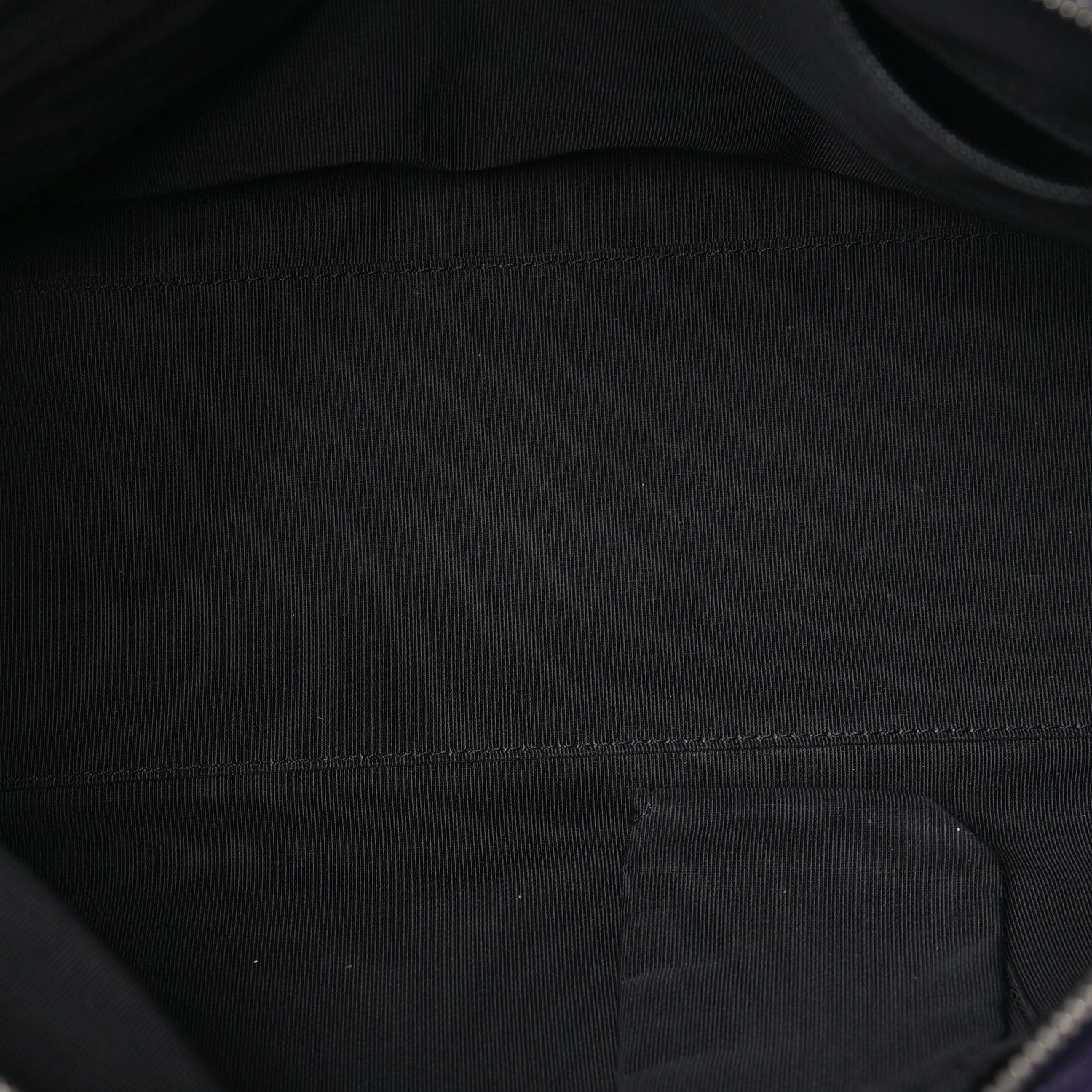 Chanel Caviar Quilted Bowler Dark Purple 5 of 11