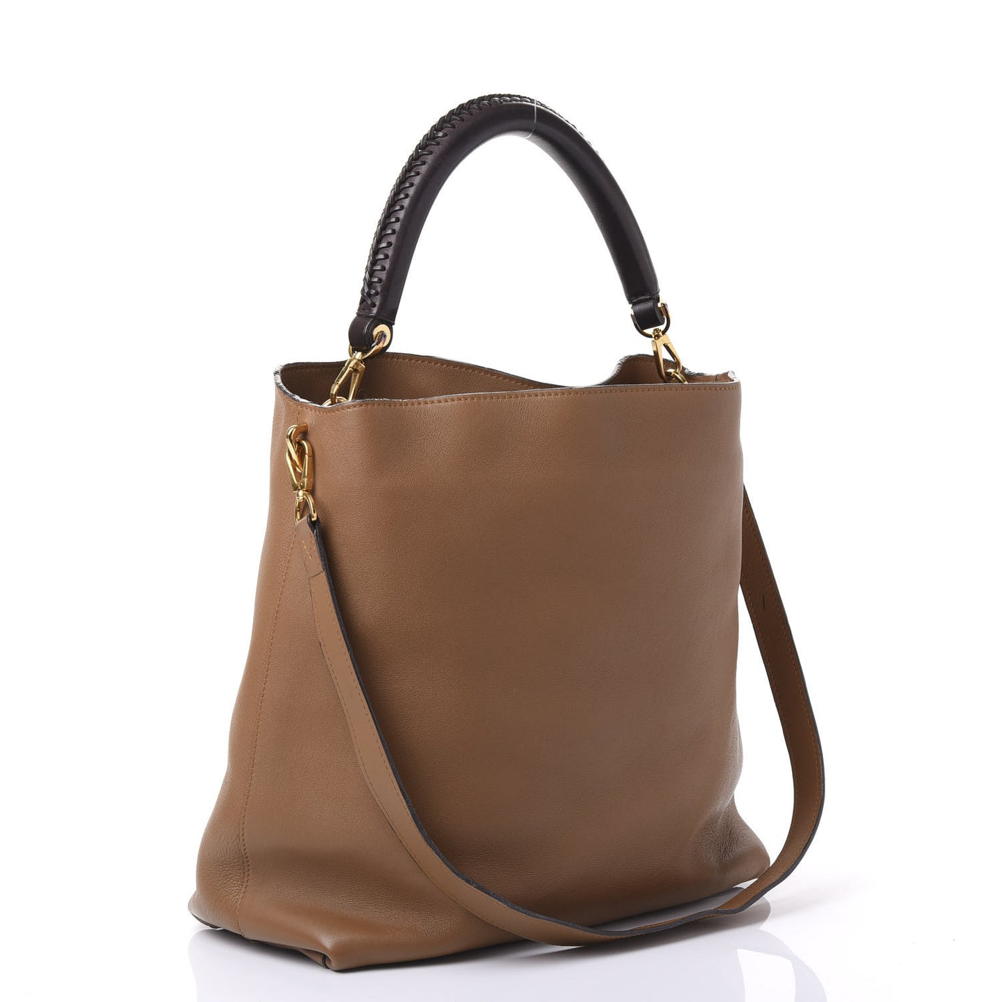 Veau Soie Calfskin Parnassea Bagatelle Hobo Hazelnut