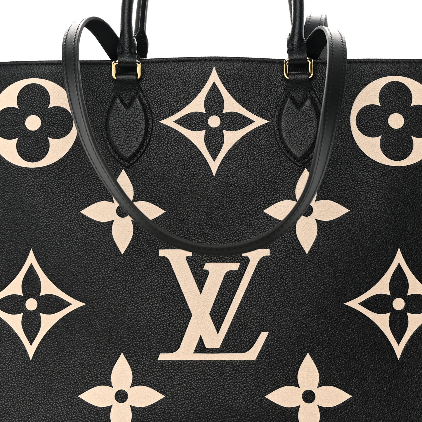 LOUIS VUITTON Empreinte Monogram Giant Onthego GM Black Beige