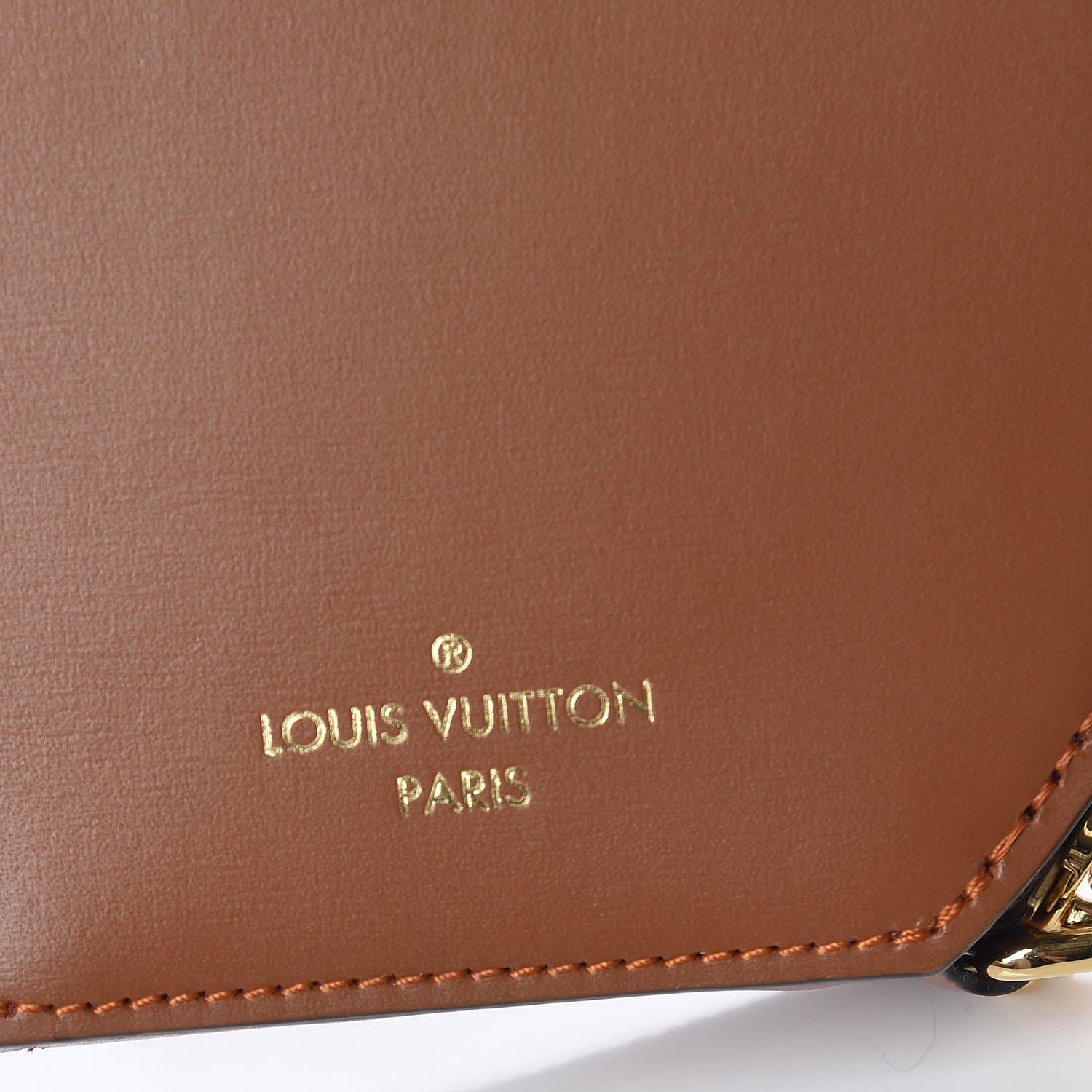 Louis Vuitton Calfskin Catogram Micro Boite Chapeau Marron 5 of 7