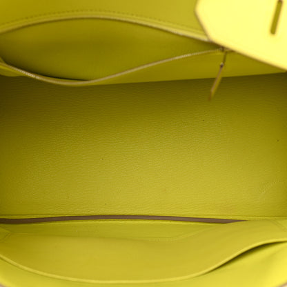 Hermes Epsom Birkin 35 Lime 5 of 19