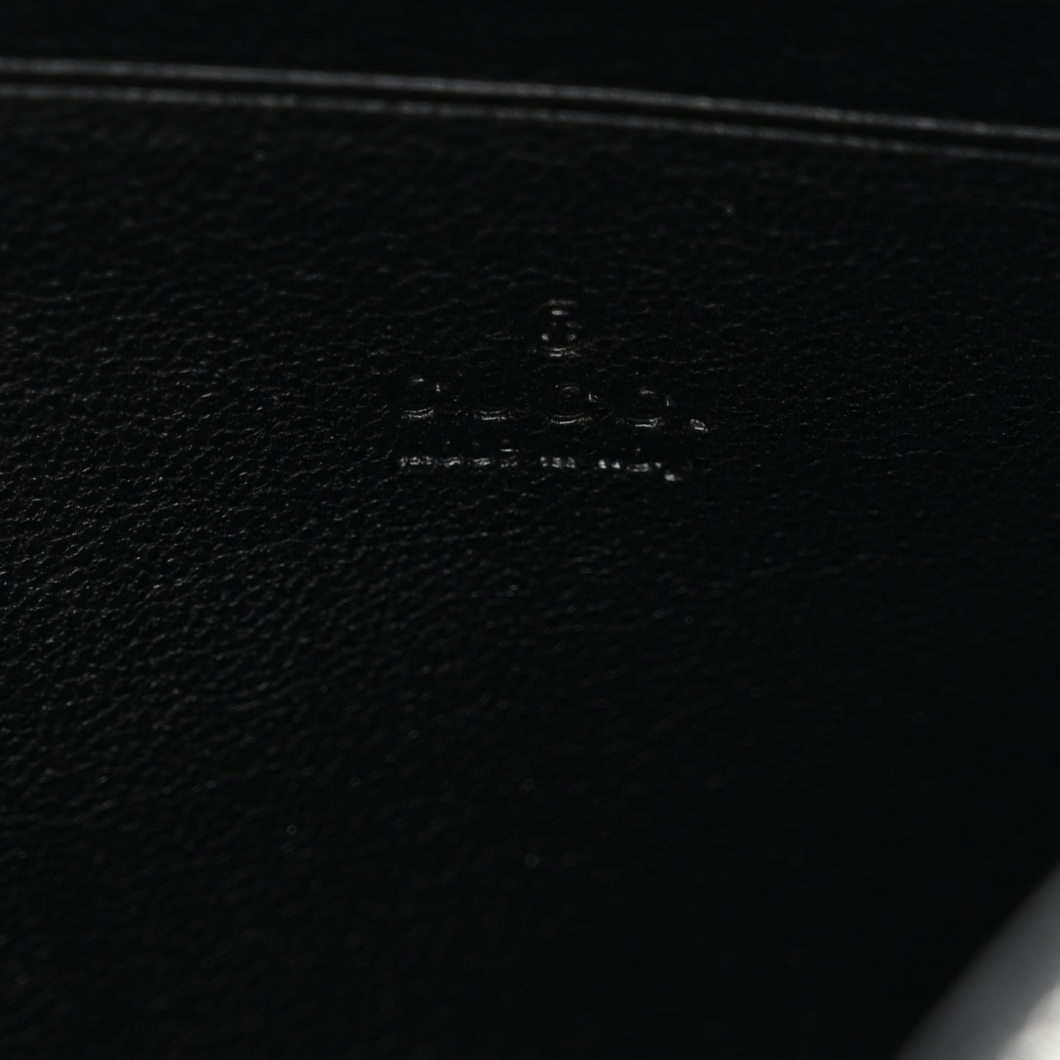 Gucci Sakai Be Green Calfskin Diagonal Stitched Blondie Wallet on Chain Black 15 of 34