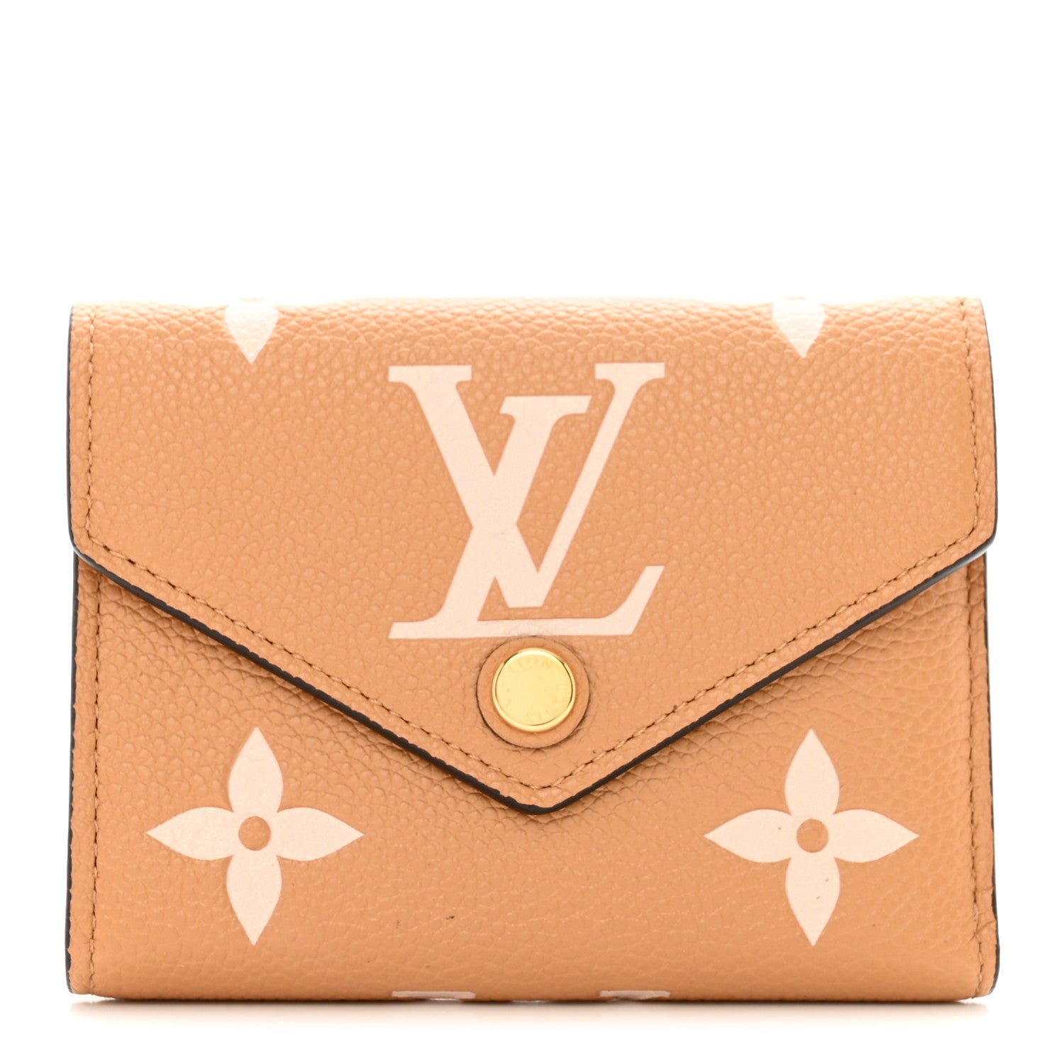 Louis Vuitton Empreinte Monogram Giant Victorine Wallet Arizona Creme 1 of 9