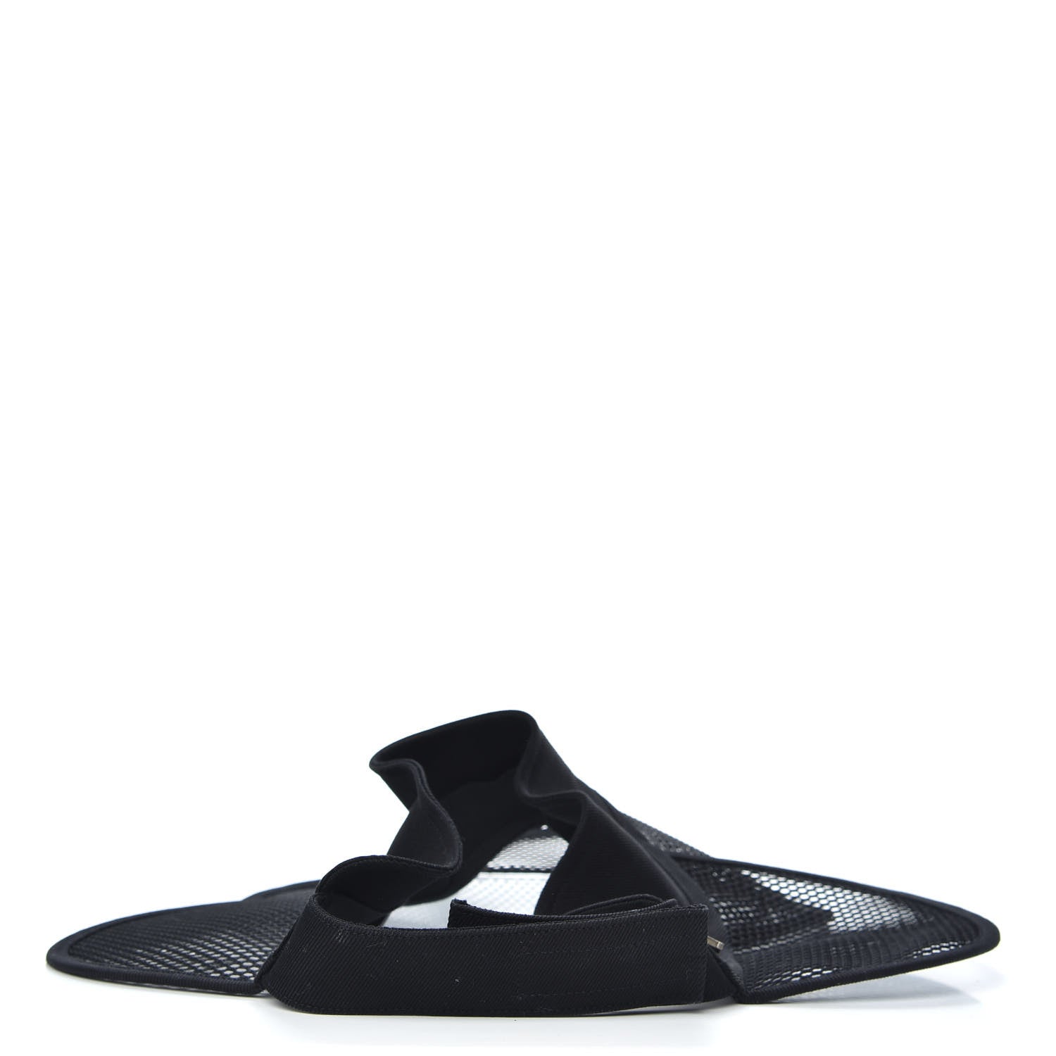 Christian Dior Fabric Mesh Waikiki D-Fence Visor Black 3 of 4