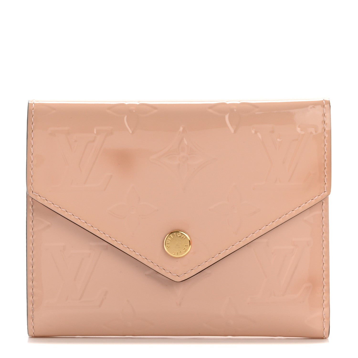 Louis Vuitton Vernis Victorine Wallet Rose Ballerine 1 of 8