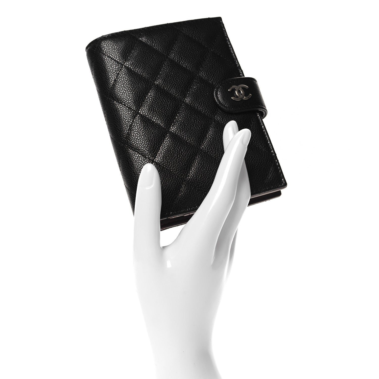 Chanel Caviar Quilted Passport Holder Black 2 of 8