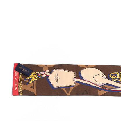 Louis Vuitton Silk Monogram Tribute To Bandeau Brown 3 of 3
