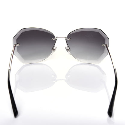 Chanel Metal Spring Round Sunglasses 4220 Silver 7 of 8