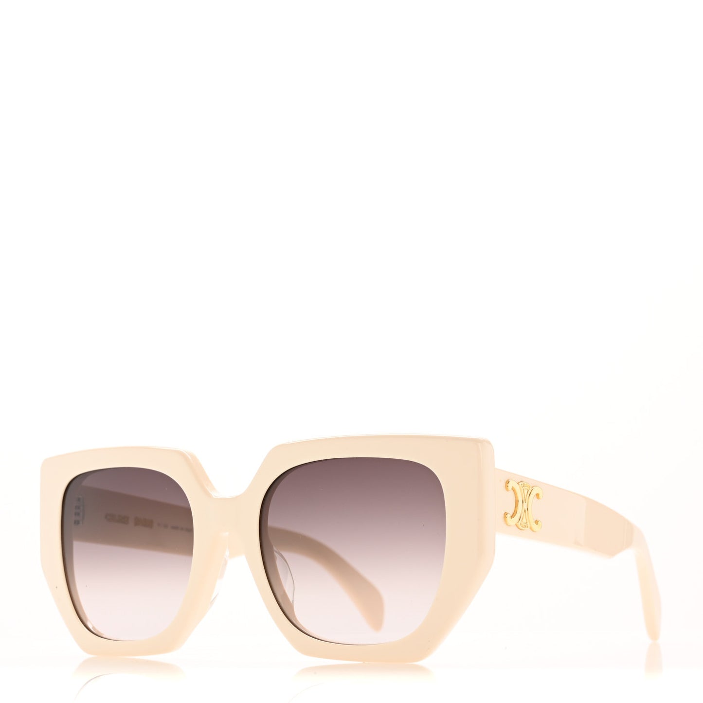 Acetate Sunglasses CL40239F Ivory
