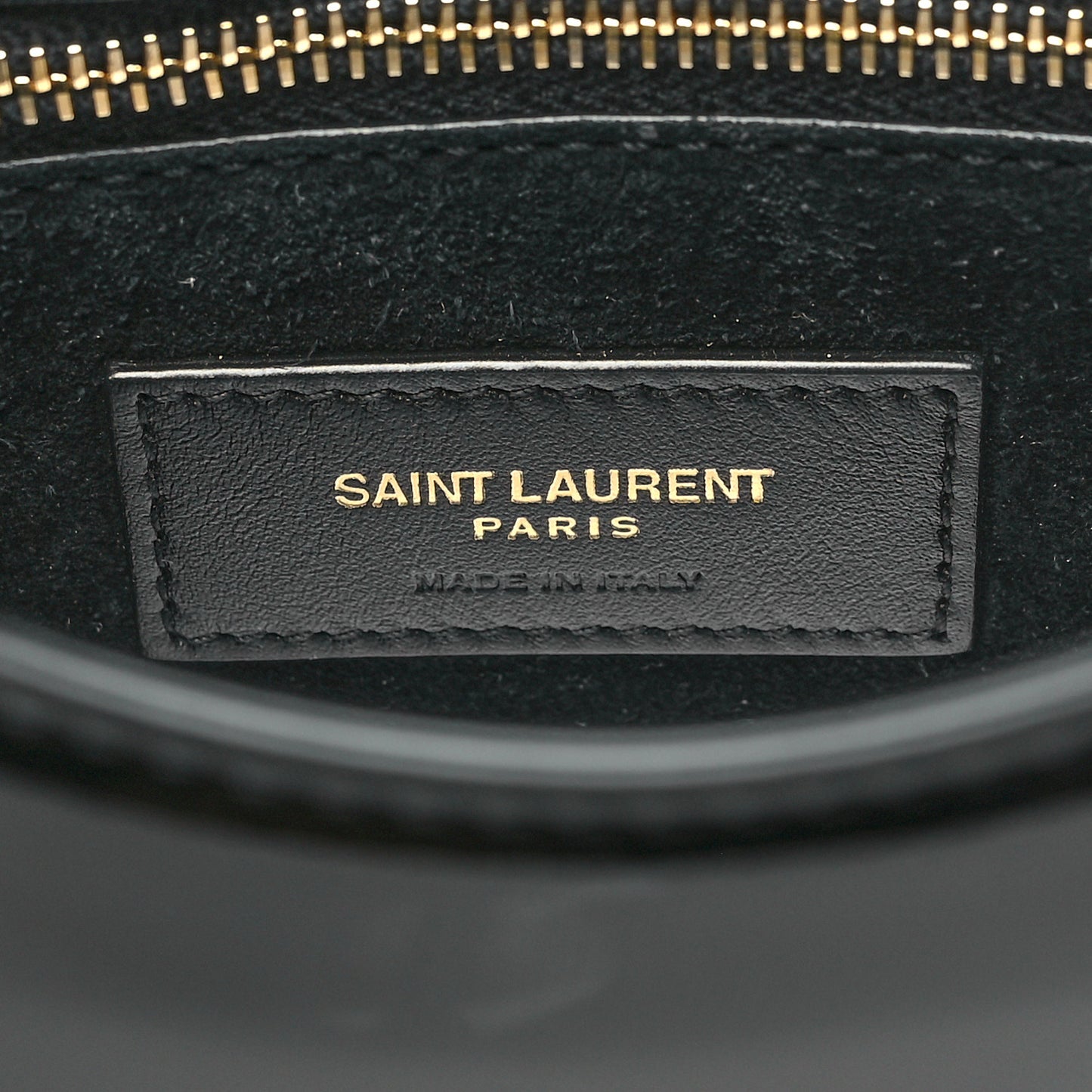 Patent Calfskin Sadie Shoulder Bag Black