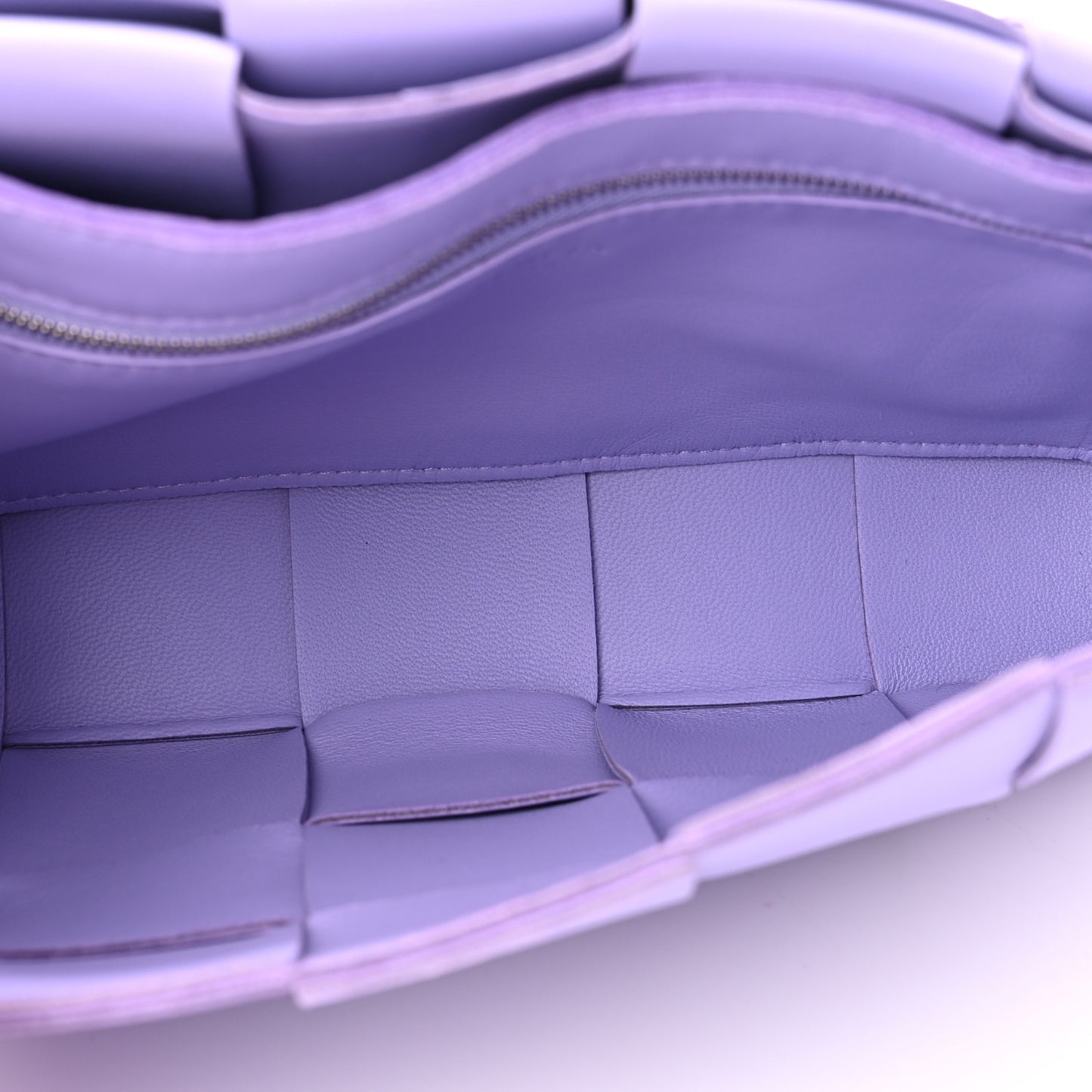 Lambskin Intreccio Cassette Crossbody Bag Wisteria