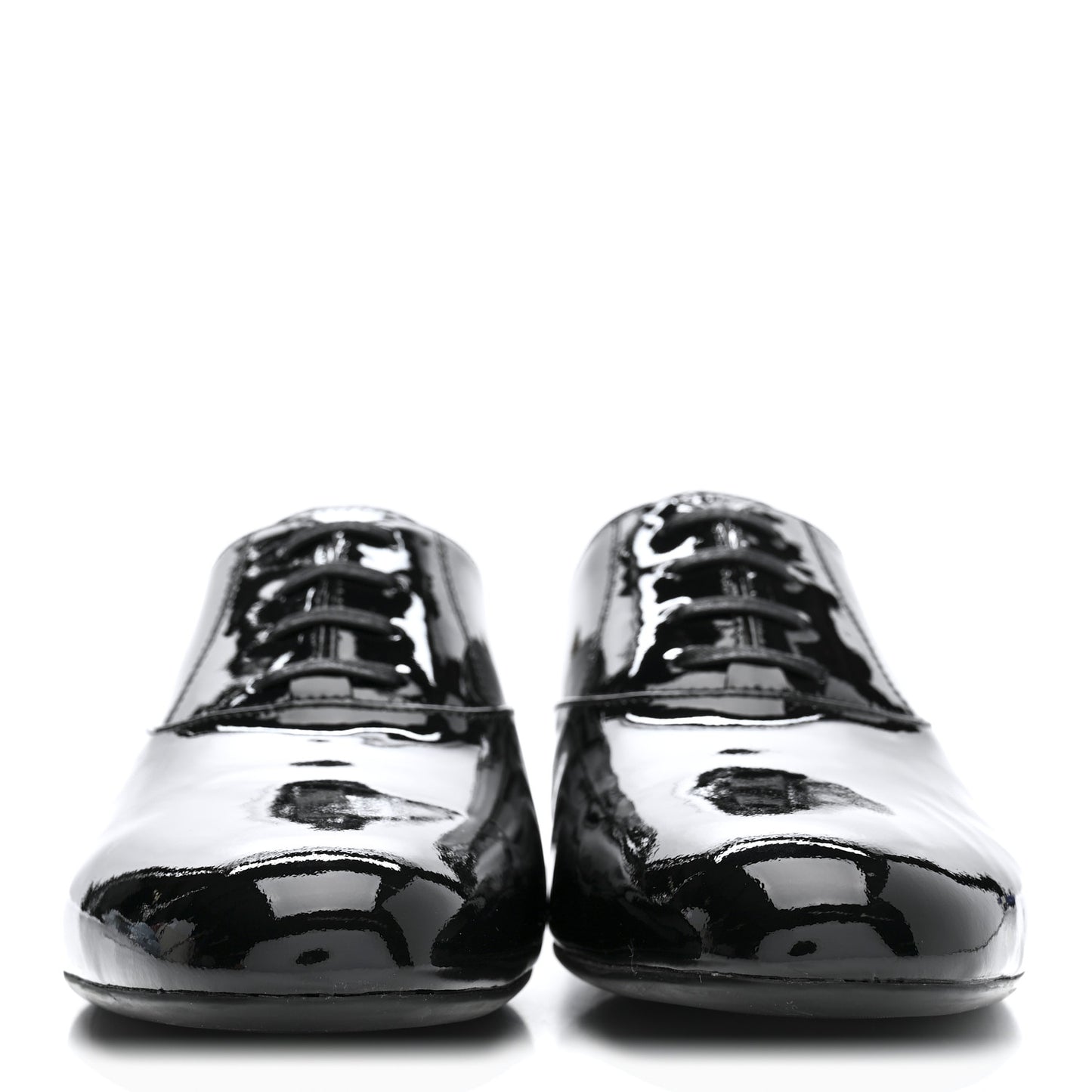 Vernice Lace Up Oxfords 38 Black